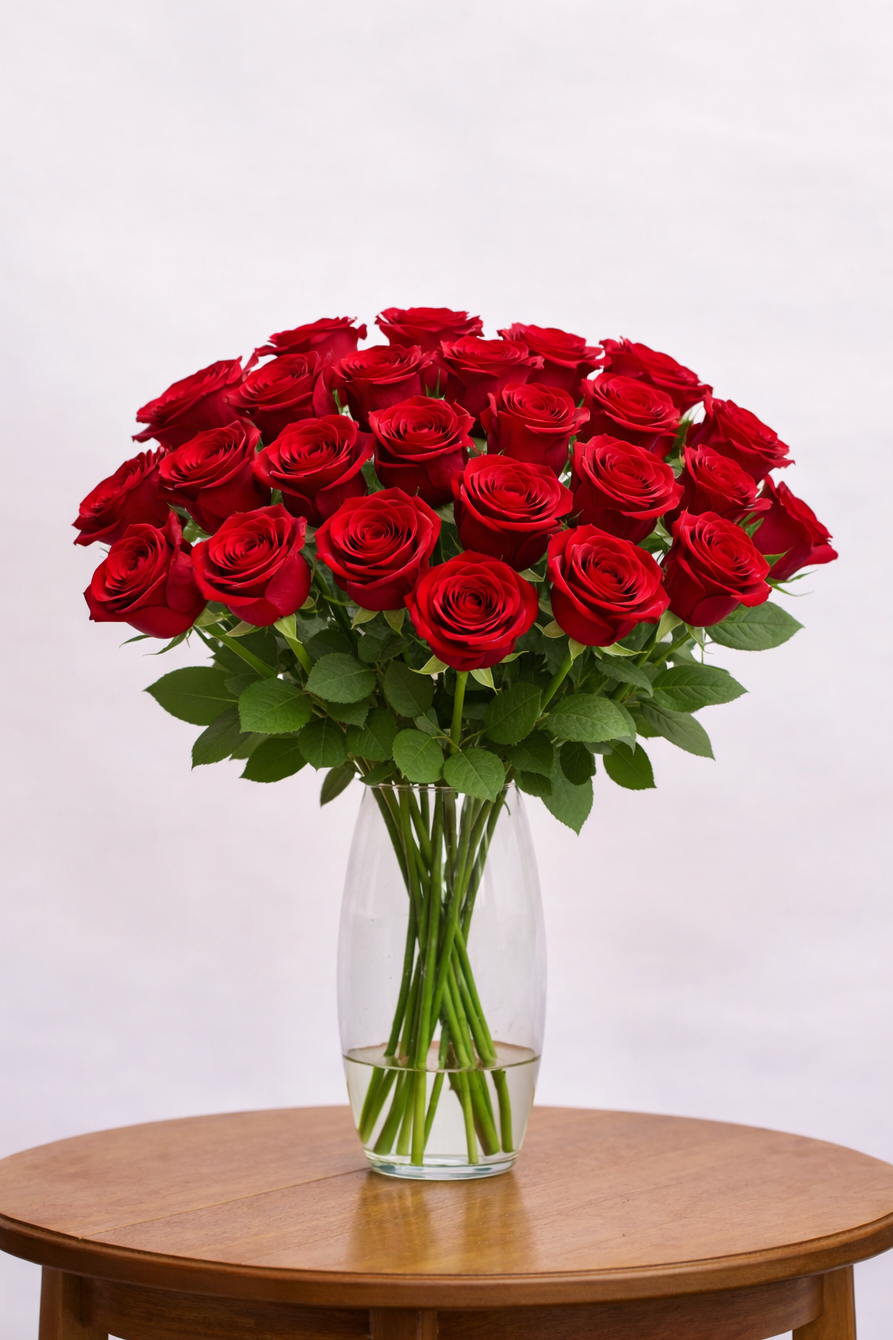 Rosa vermelha importada 060CM